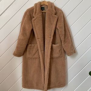 Wild Fable Plush pea coat size M